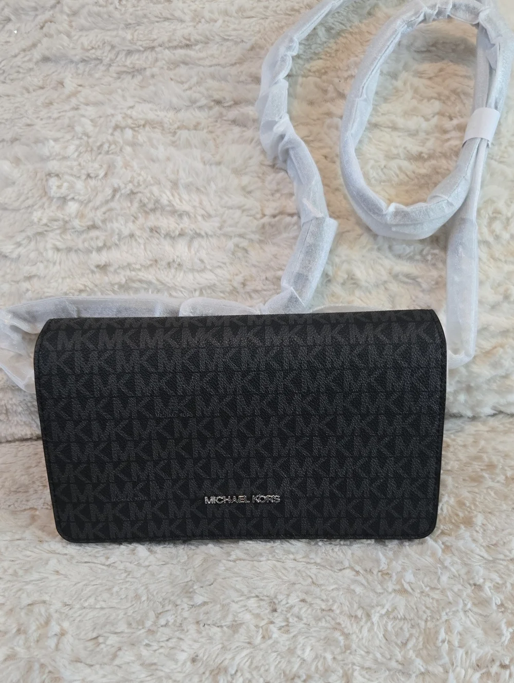 Michael Kors Signature Monogram Crossbody Bag Brand New